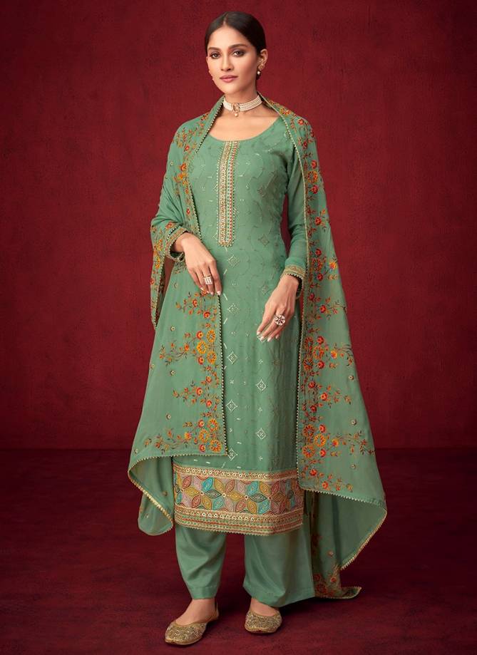 GULKAYRA SAAYRA Heavy Festive Wear Georgette Designer Salwar Suit Collection